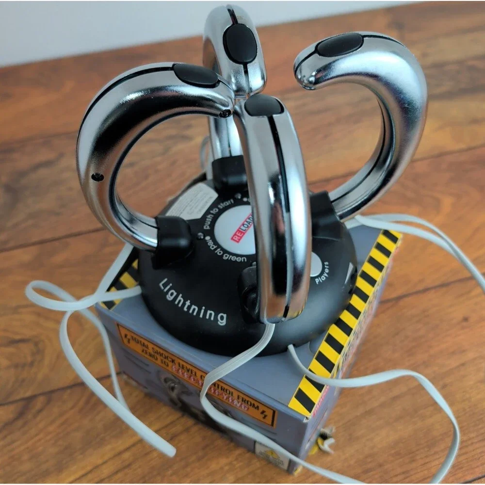 Paladone Lightning Reaction Reloaded Electric Shock Reaction Party Game 4 Player